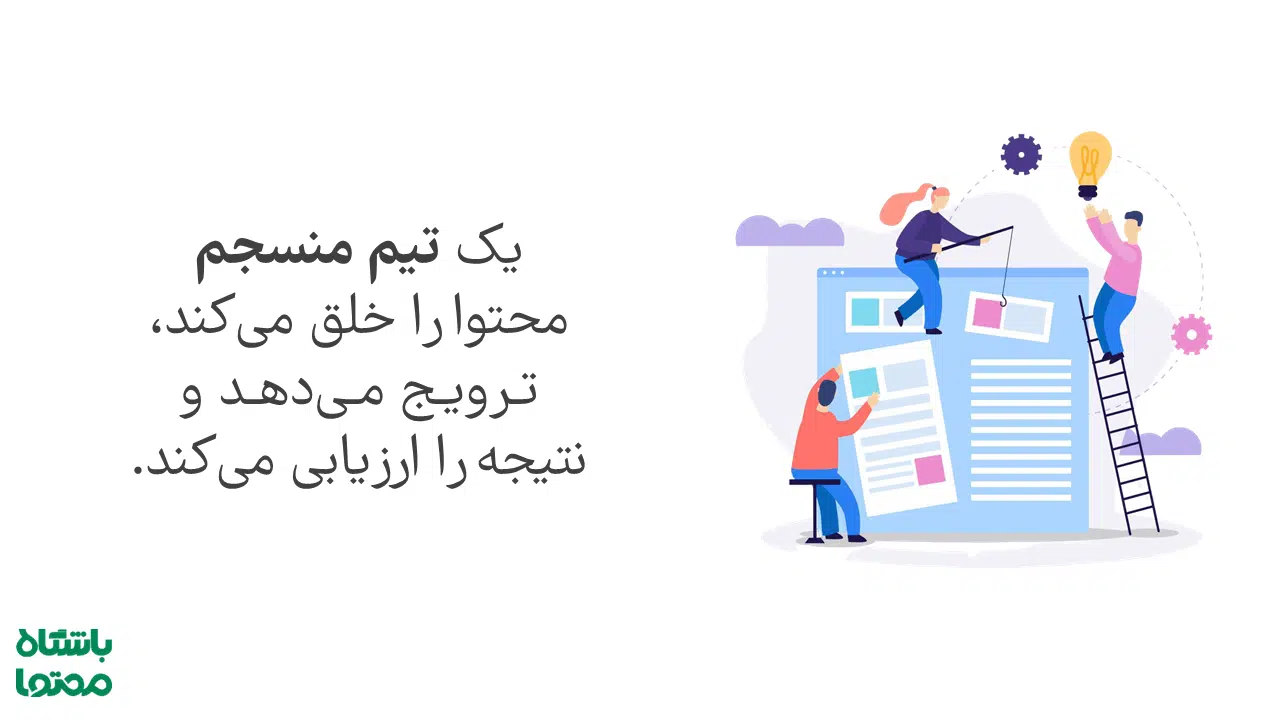 تیم تولید محتوا سایت