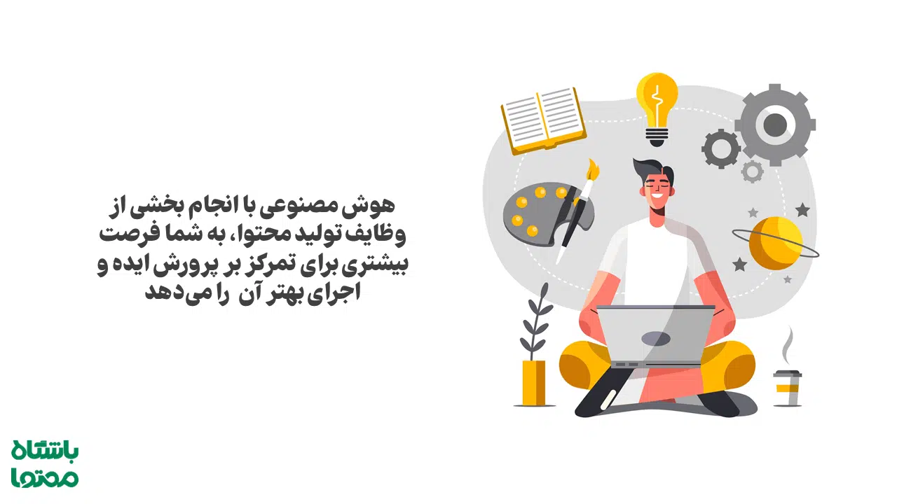 خلاقیت در تولید محتوا با AI