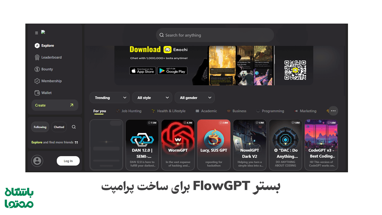 معرفی ۵ سایت برتر ساخت پرامپت