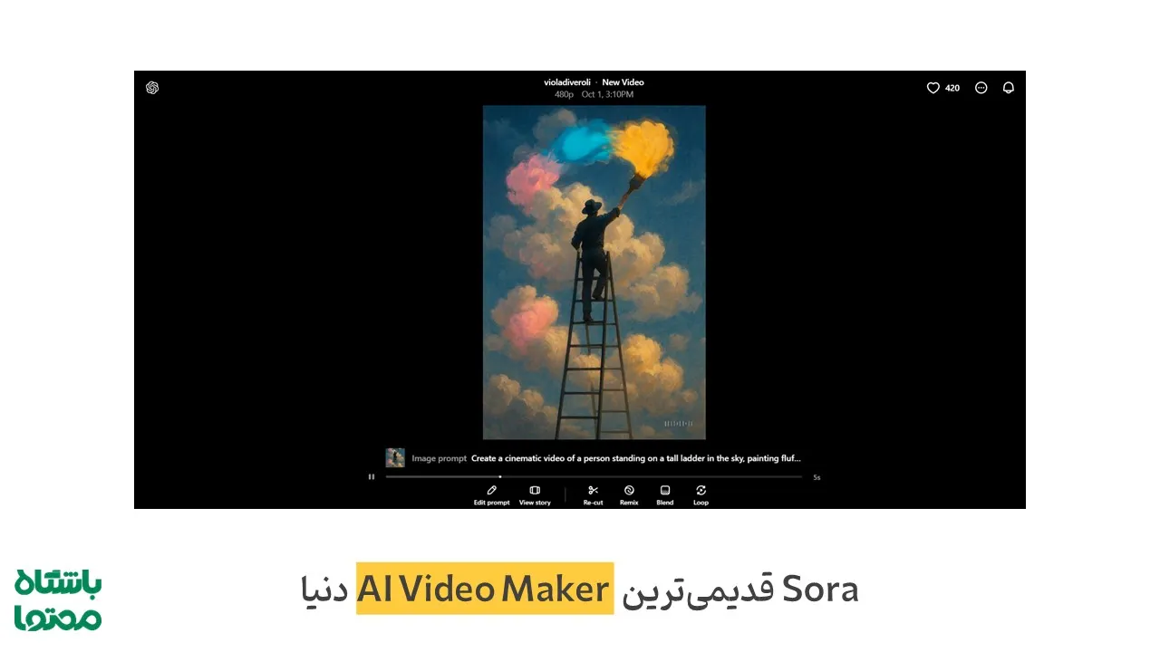 قدیمی‌ترین AI Video Maker دنیا | معرفی ابزار ساخت ویدیو با هوش مصنوعی Sora